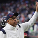 Head coach David Culley of the Houston Texans waves to fans as he walks off the field after defeating the Los Angeles Chargers 41-29 at NRG Stadium on December 26, 2021 in Houston, Texas.
